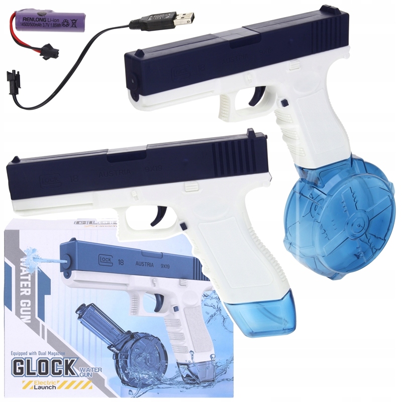 AUTOMATICKÁ ELEKTRICKÁ VODNÁ PIŠTOĽ GLOCK 9M
